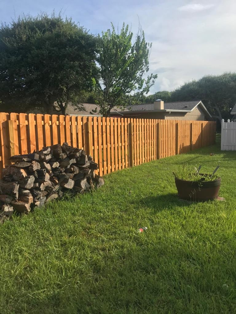 Wood Fence Project 1