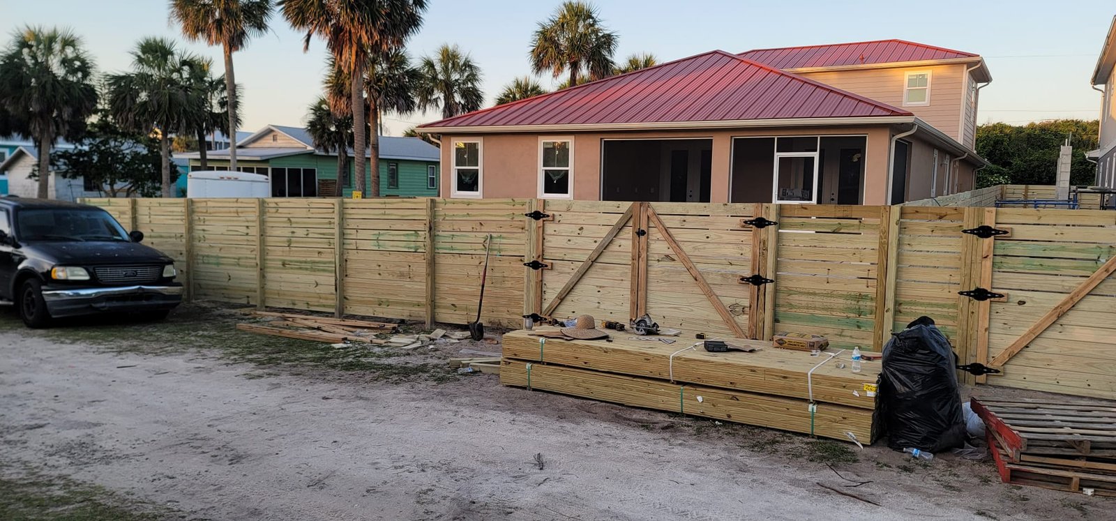 Wood Fence Project 10