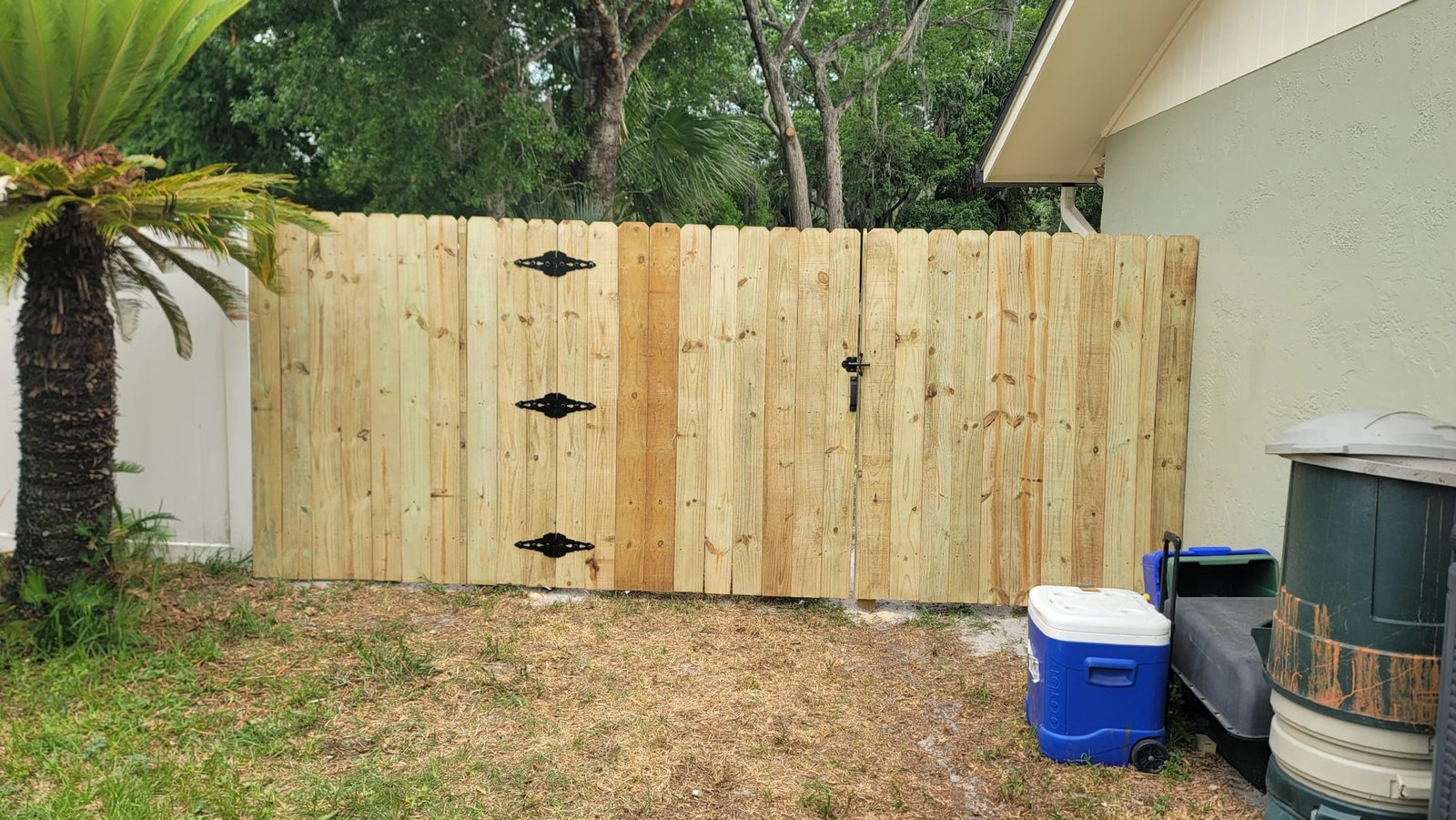 Wood Fence Project 11