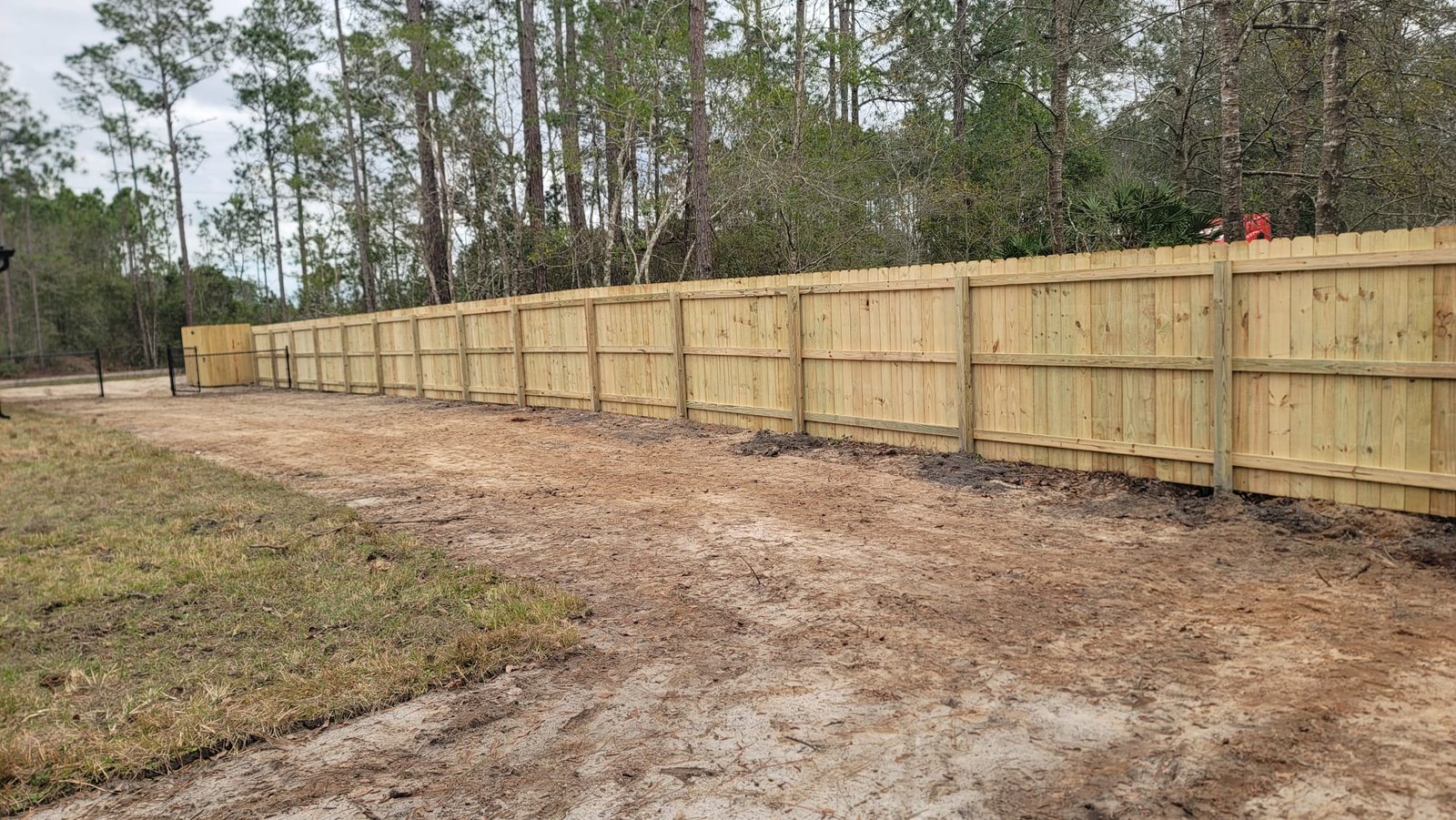 Wood Fence Project 13