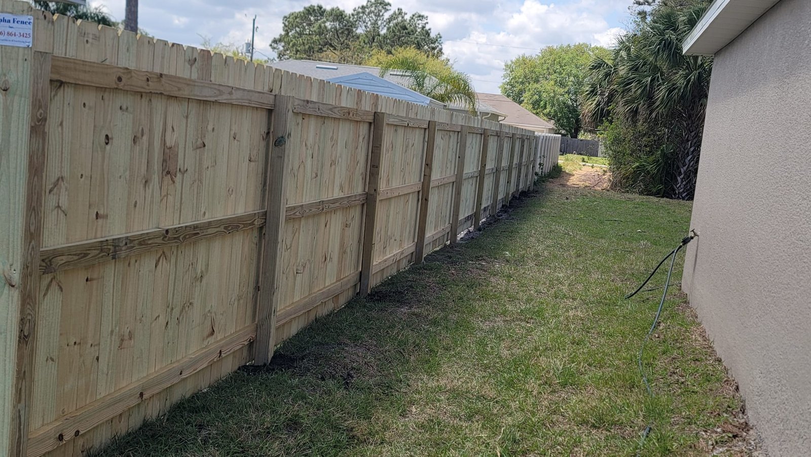 Wood Fence Project 17